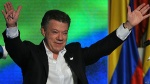 Colombia vote: Santos re-elected as president